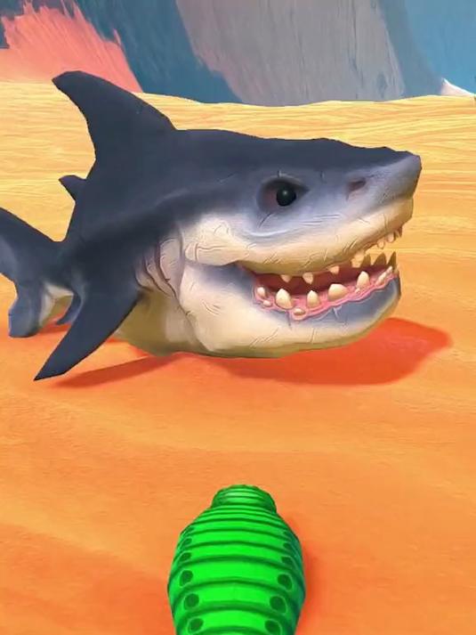 毛毛虫大战鲨鱼王