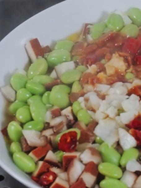 茭白毛豆香菇香干,你多久没吃过了?#舌尖上的江南##江南家常菜##妈妈做的菜##童年味道#