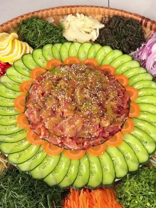 鱼生吃过很多，那土塘角鱼生吃过吗？黄色的肉质，脆甜的口感