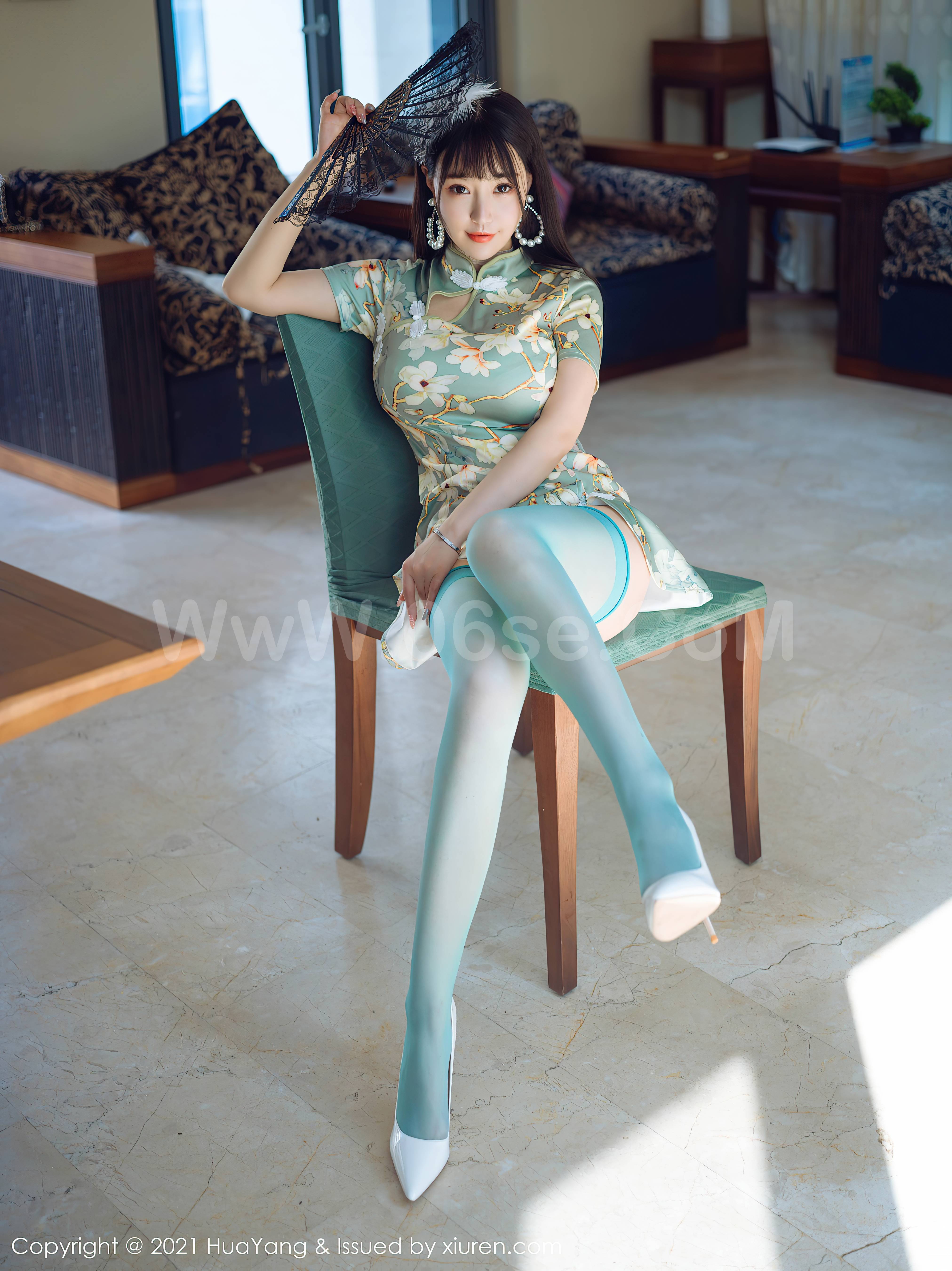 图片[3]-HuaYang Vol.390 Zhu Ke Er (朱可儿Flower)-六色网