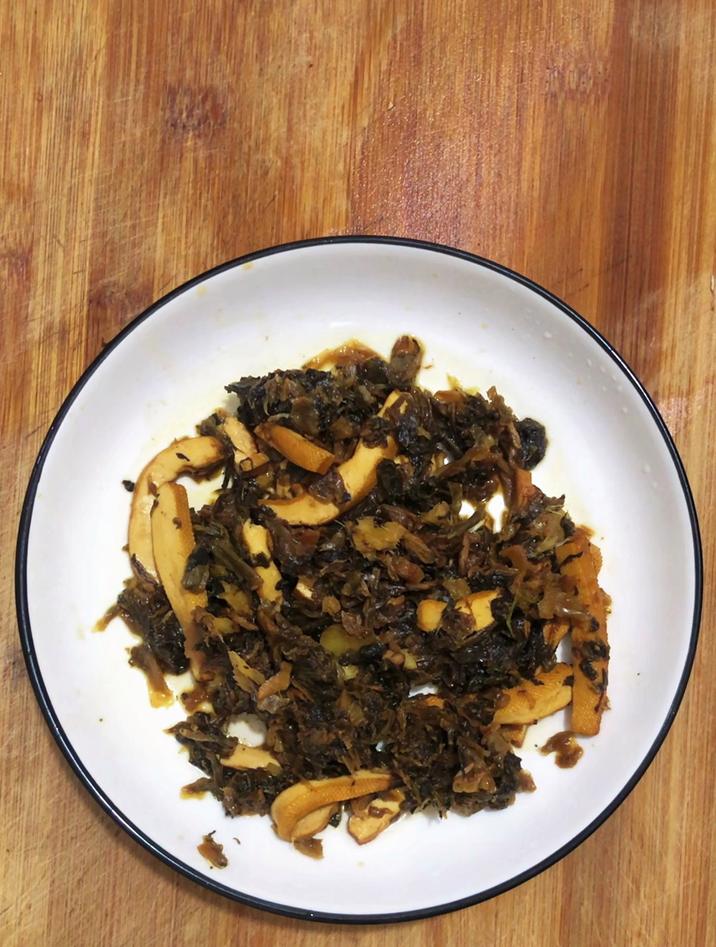 梅干菜的做法 最正宗的做法,分享一道梅干菜炒豆干