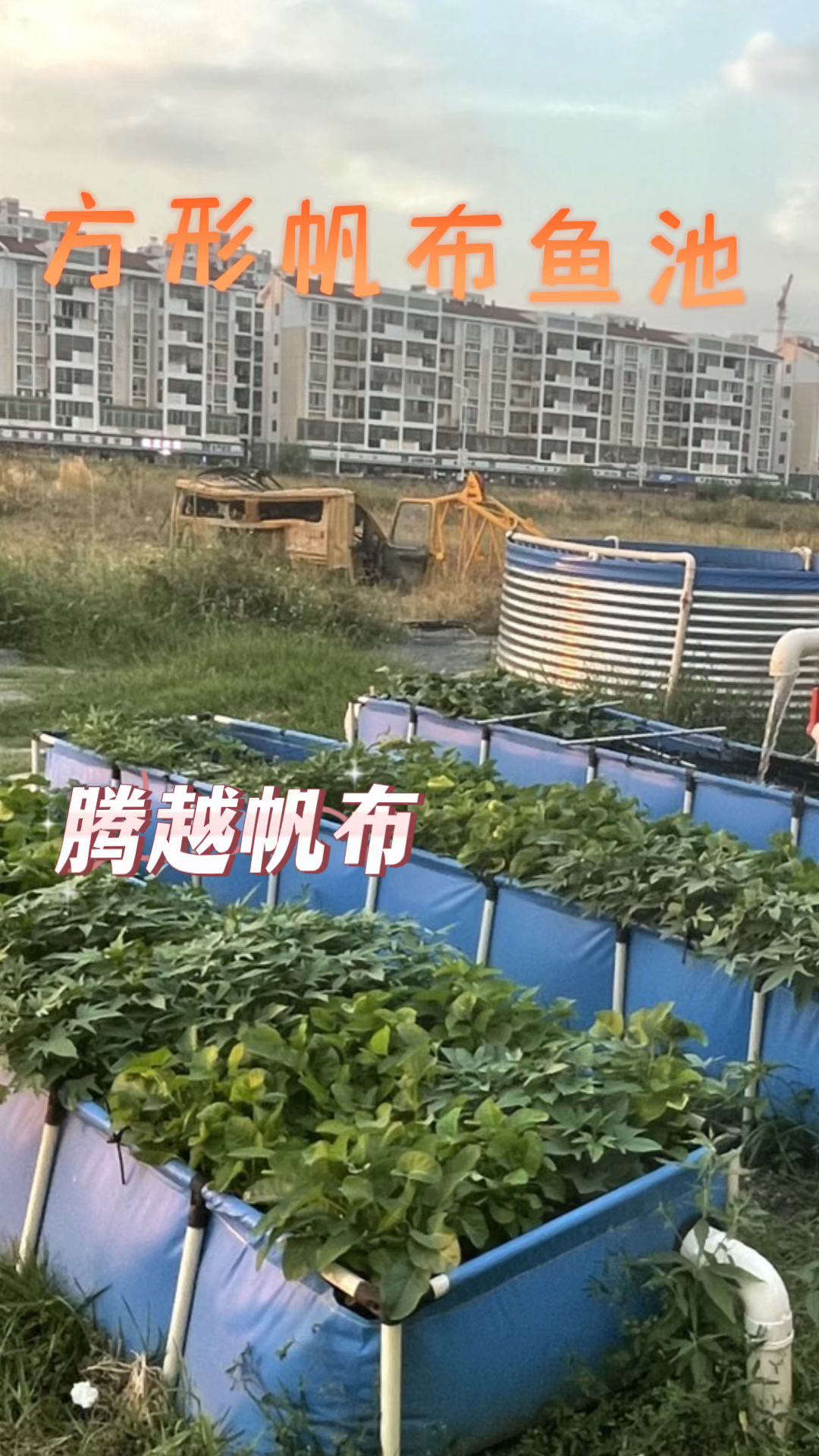 方形帆布鱼池安装方便简单价格还优惠
