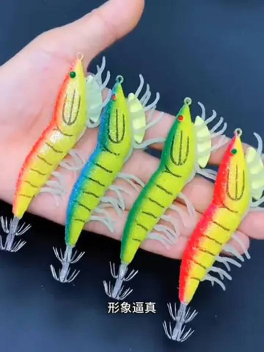 路亚海钓选木虾假饵 抽鱿鱼轻松爆护 你还等啥