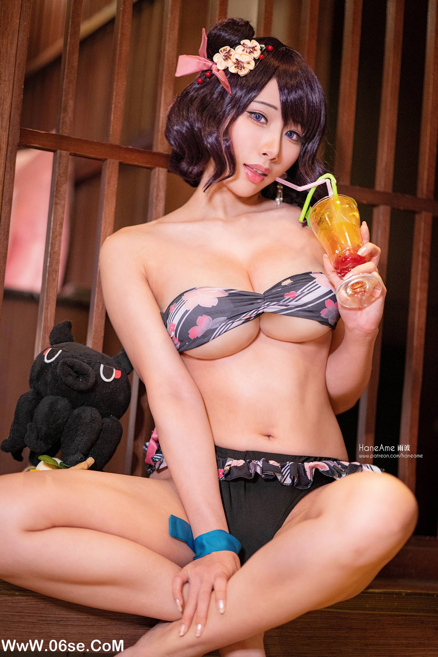 图片[4]-Hane Ame 雨波写真 NO.019 – 北斋泳装[8P33M]-六色网