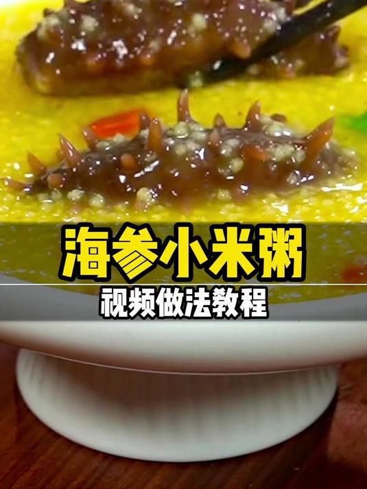 家常滋补神器｜海参小米粥视频做法详细教程，好喝又养生！