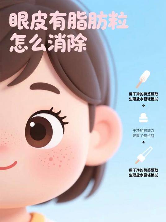 眼皮有脂肪粒怎么消除