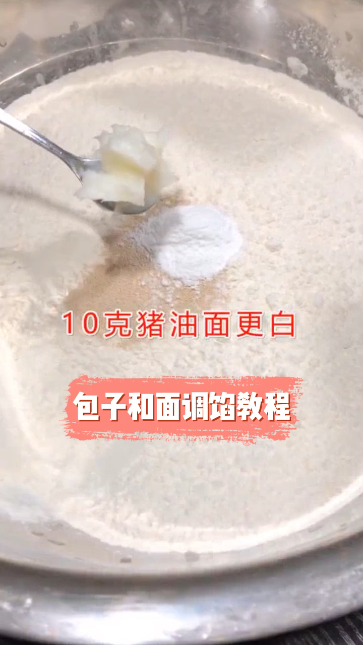 包子和面配方教程,包子调馅做法