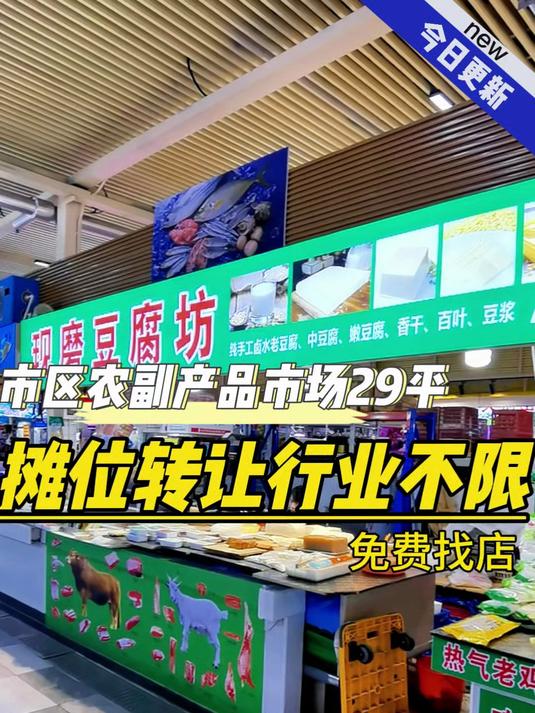 市区农副产品市场鸡蛋豆腐摊离地铁站不远在菜市场中间的十字路口