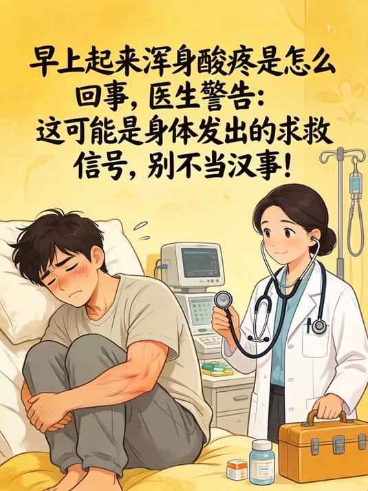 早上起来浑身酸疼是怎么回事,医生警告:这可能是身体发出的求救信号,别不当回事!