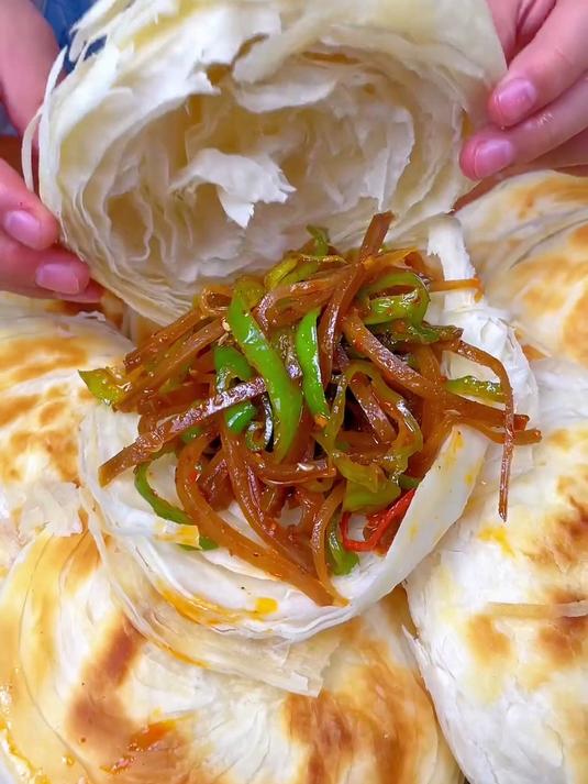 潼关肉夹馍饼胚,让美味更简单?
