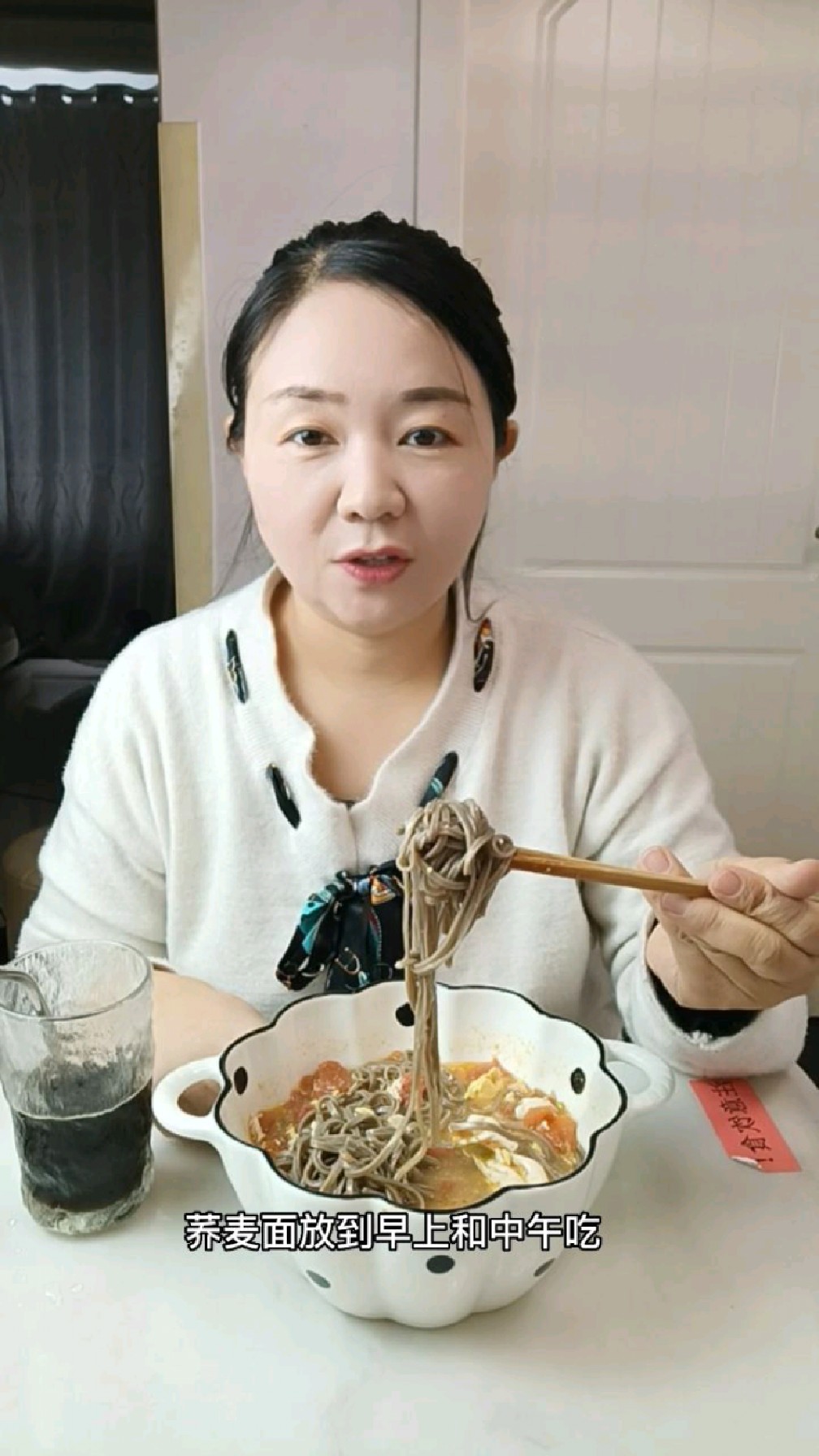 减脂餐,荞麦汤面