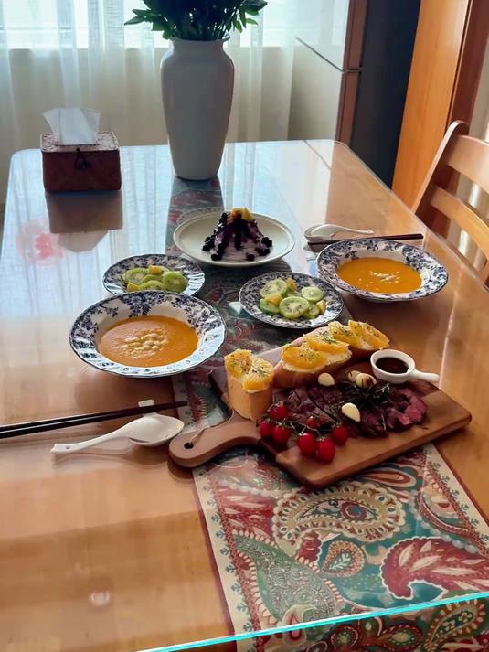 入冬又该给孩子多吃点牛肉,早餐香煎牛排,又香又嫩又好吃