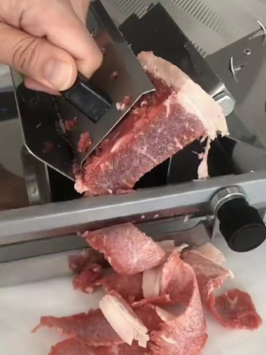 牛羊肉切卷机家用手动小型刨肉机肥牛冻肉薄片多功能切菜器切菜Y