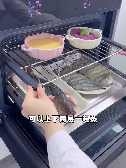 苏泊尔嵌入式微蒸烤炸一体机 家用多功能台式微波蒸汽烤箱 42L大?