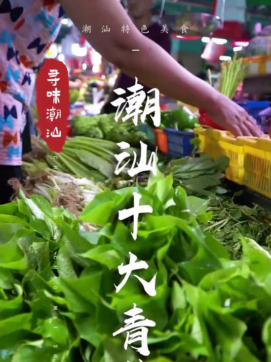 这些潮汕常见青菜的名字，你能叫对几个？