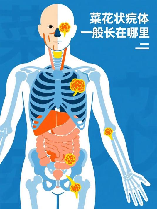菜花状疣体一般长在哪里 #健康扬帆季#