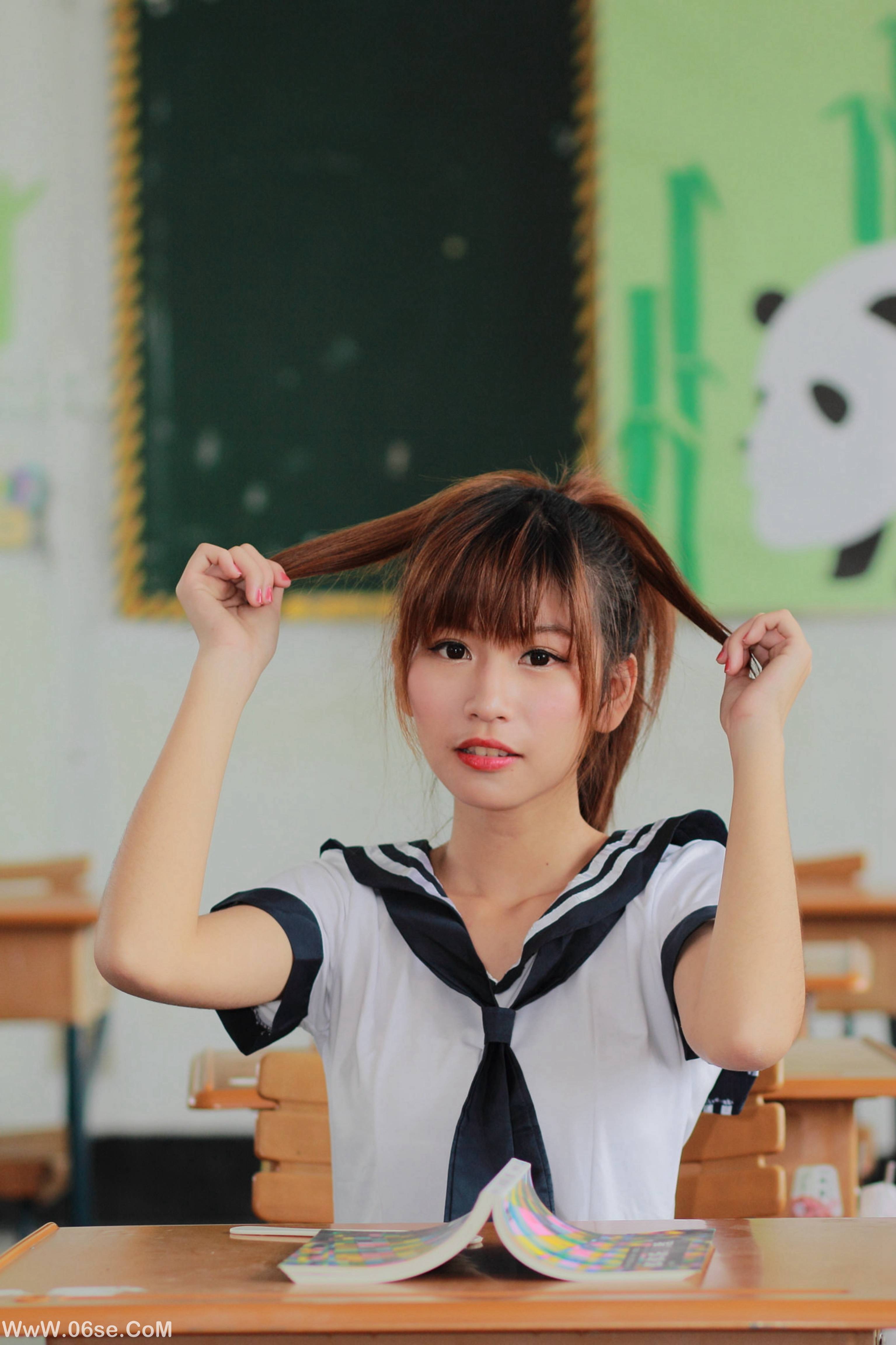 图片[13]-制服の女生 NO.001 林温蒂[51P237M]-六色网