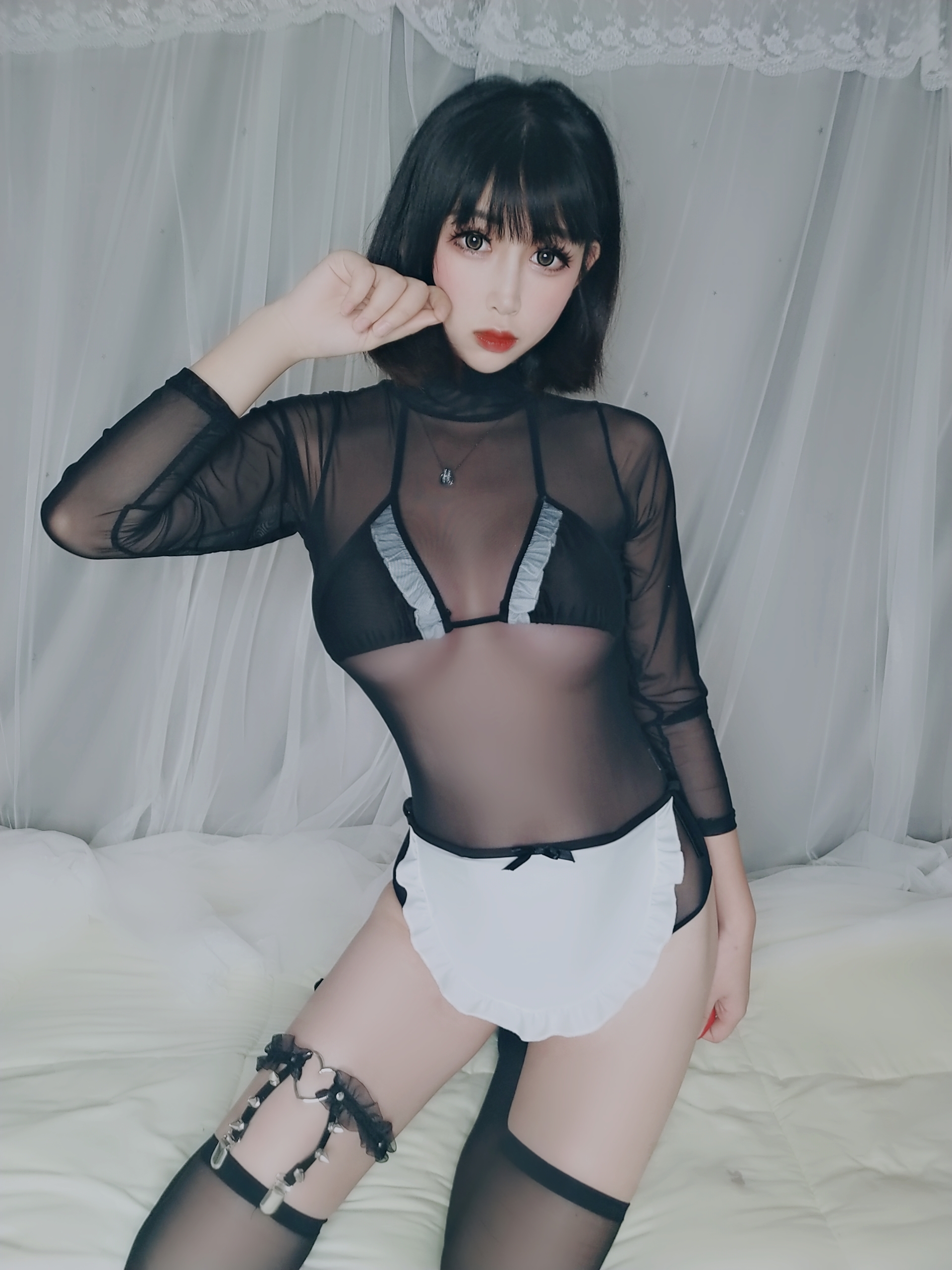 图片[22]-黑米粥 NO.005 – 黑猫 [40P+1V117M]-六色网