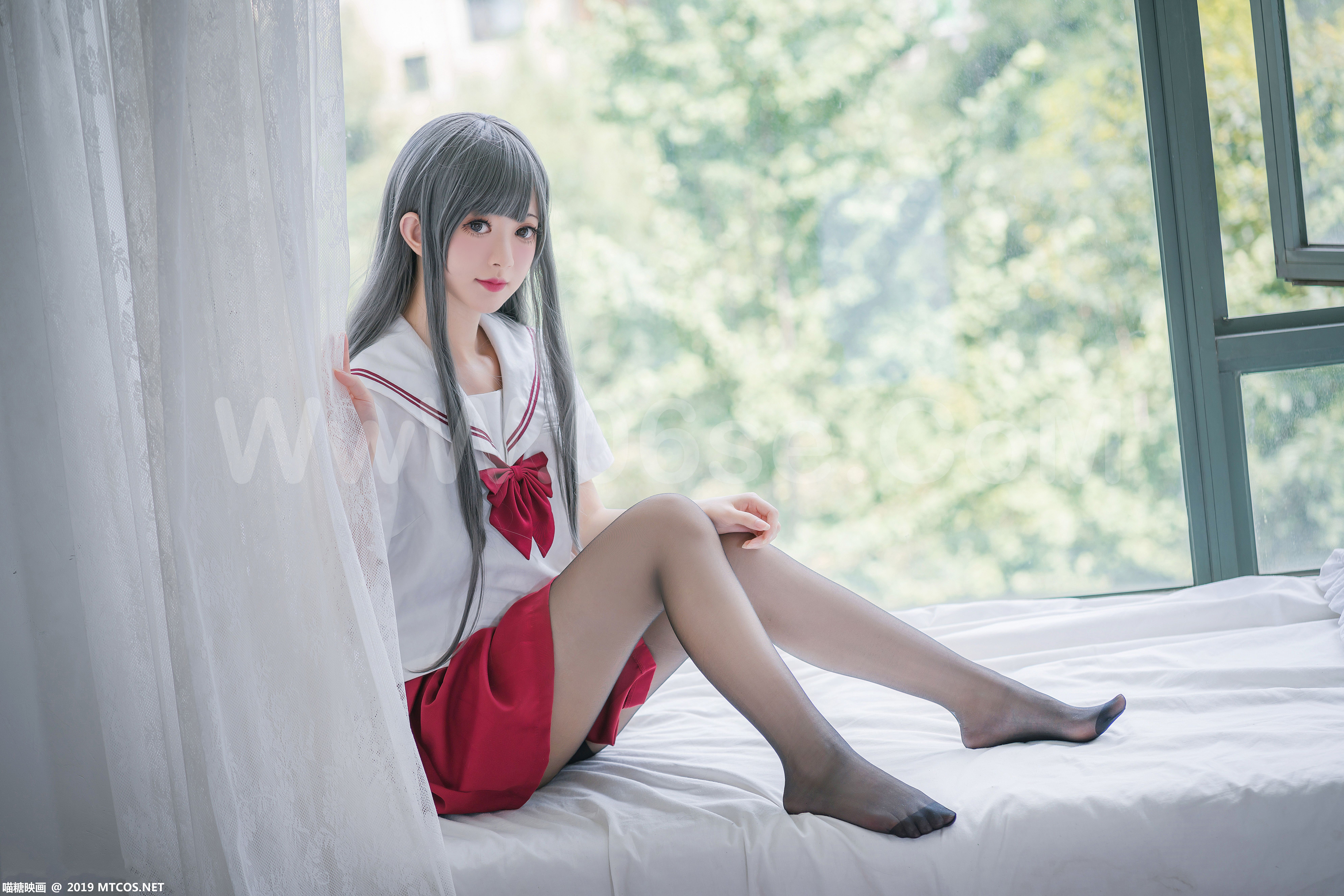 图片[3]-[MTCos] 喵糖映画 Vol.017 白发魔女-六色网