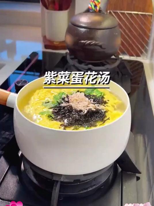 怕煮汤没鲜味?紫菜虾皮汤自带鲜,不用加调料
