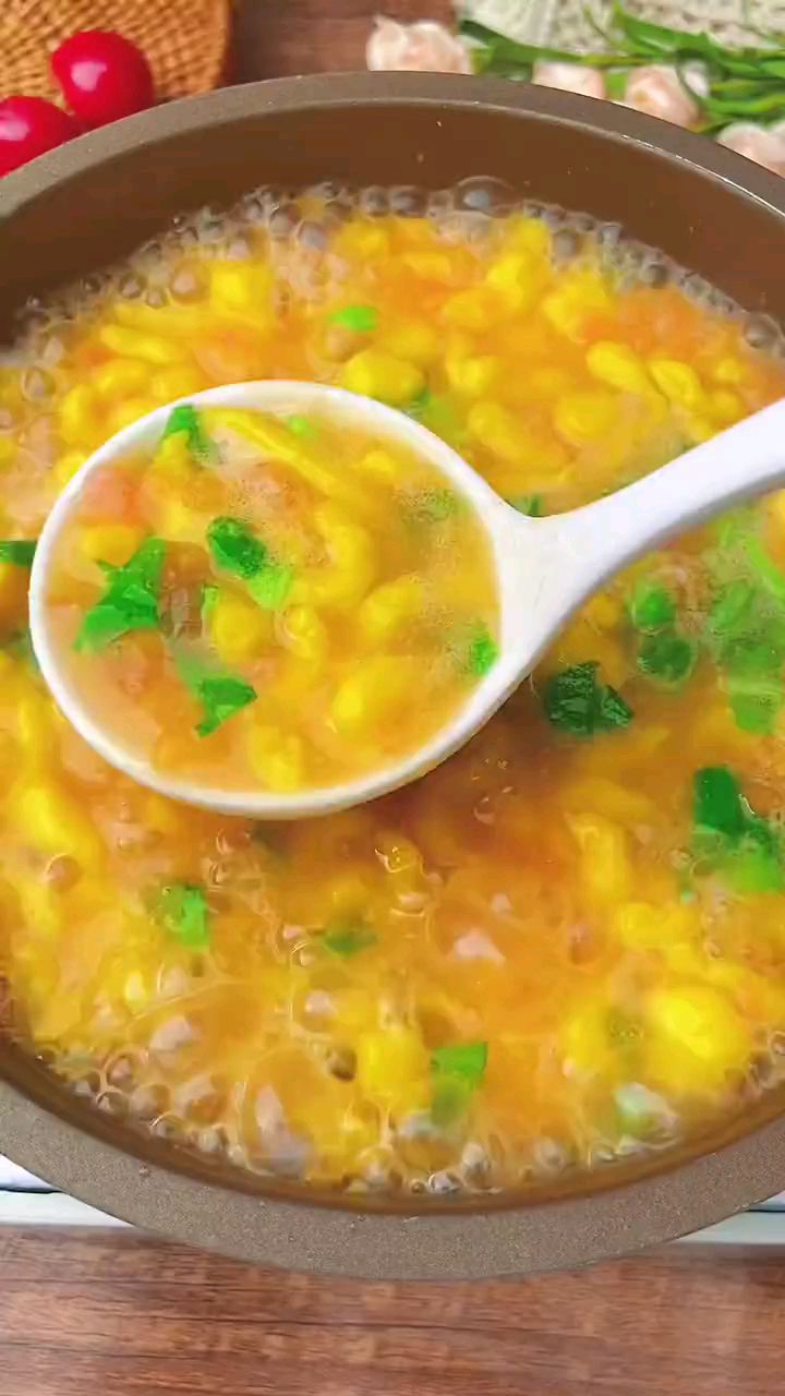 分享美食南瓜疙瘩汤做法