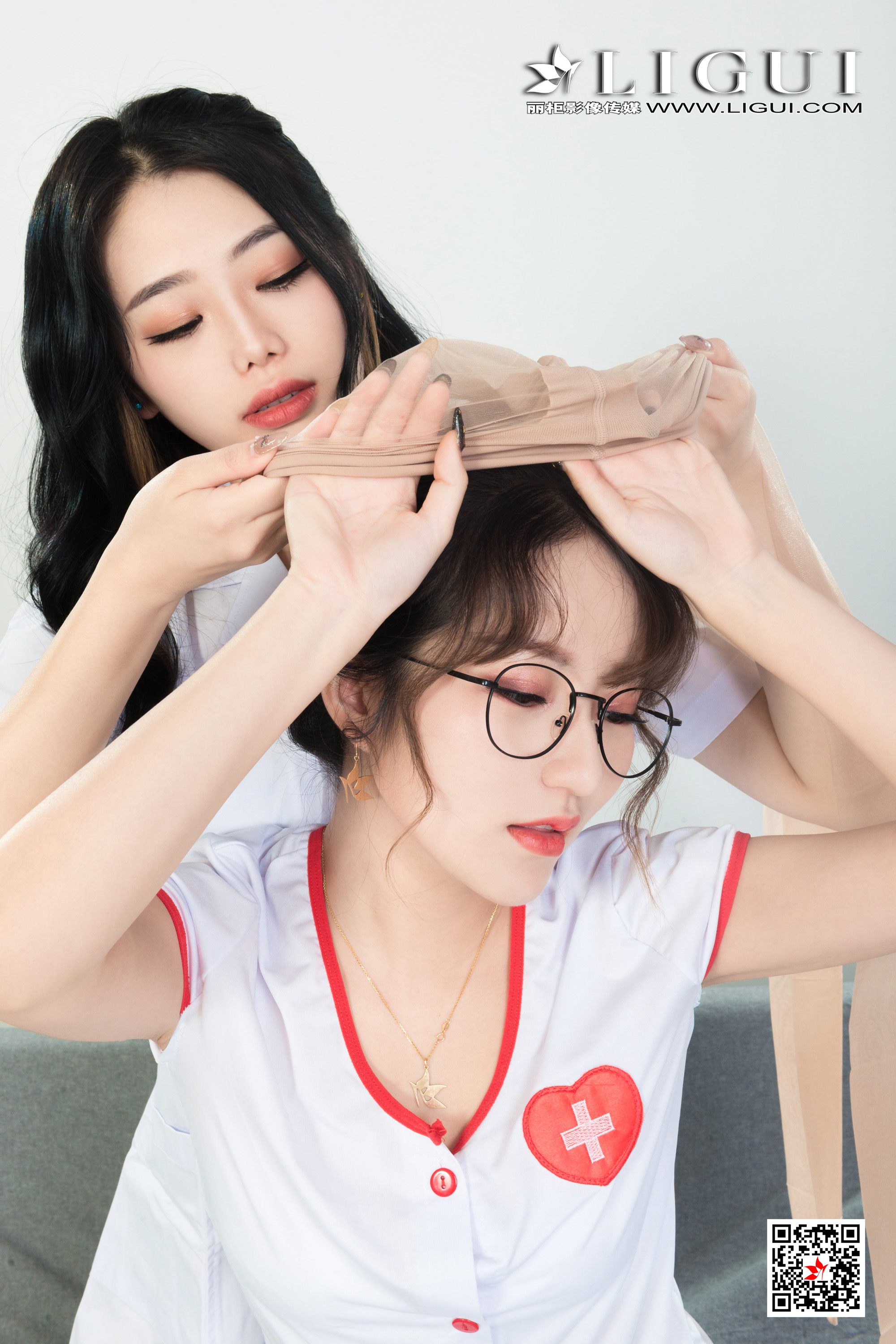 图片[86]-[Ligui丽柜] 2021.06.25 网络丽人 Model 小智贤&汐汐-六色网