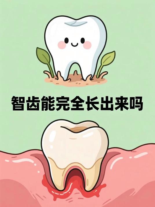 智齿能完全长出来吗 #健康扬帆季#