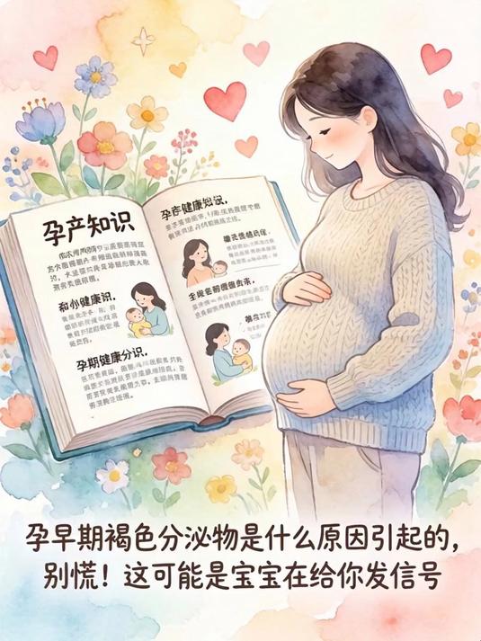 孕早期褐色分泌物是什么原因引起的,别慌!这可能是宝宝在给你发信号