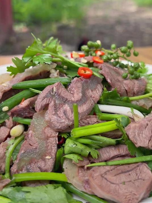攀枝花特色盐边牛肉，川渝特色凉拌菜