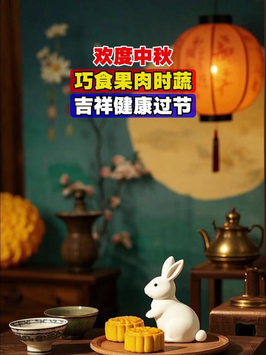 欢度中秋,巧食果肉时蔬,吉祥健康过节