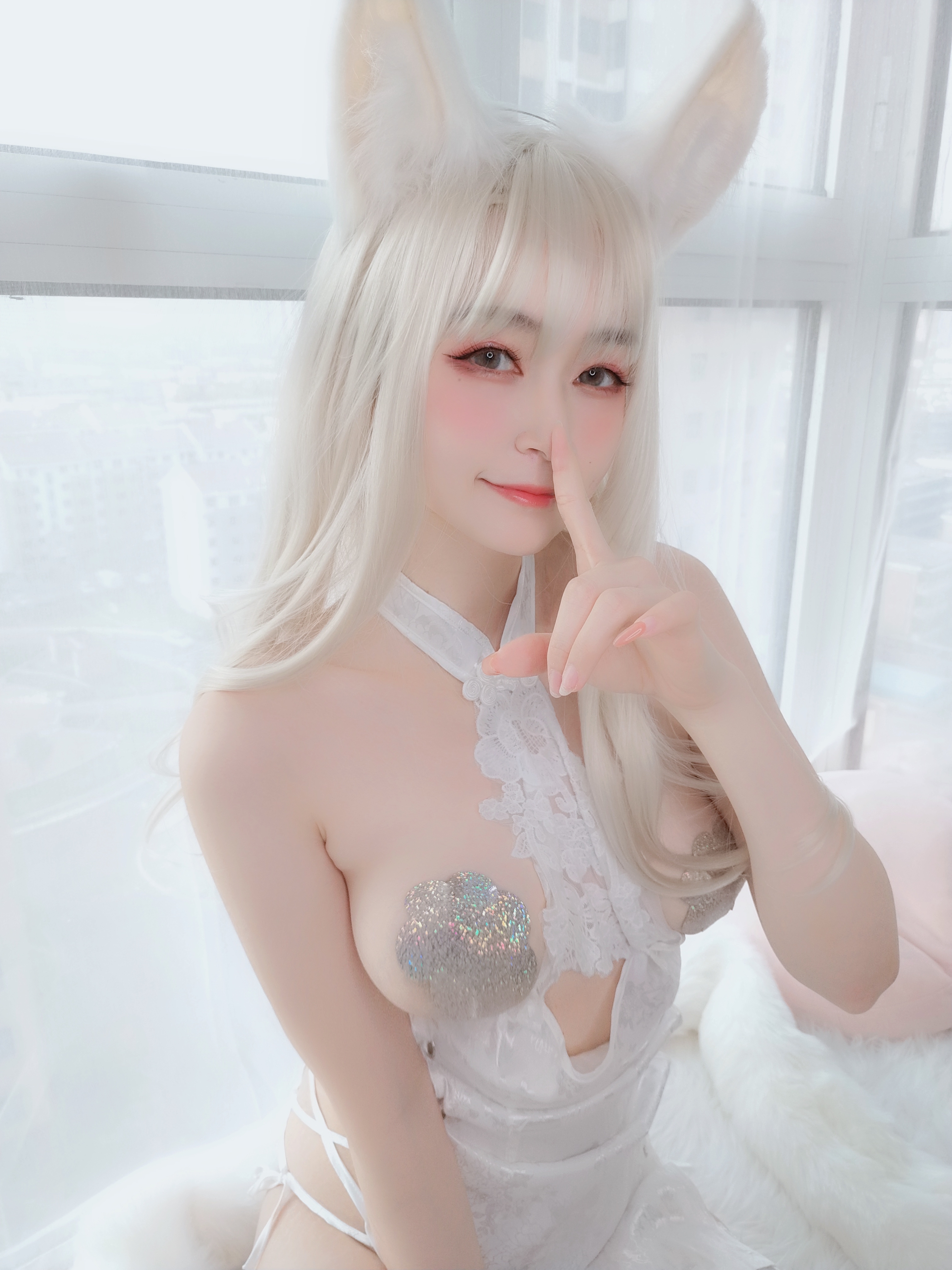图片[59]-Coser小姐姐白银 NO.054 – 白兔[101P+6V683M]-六色网
