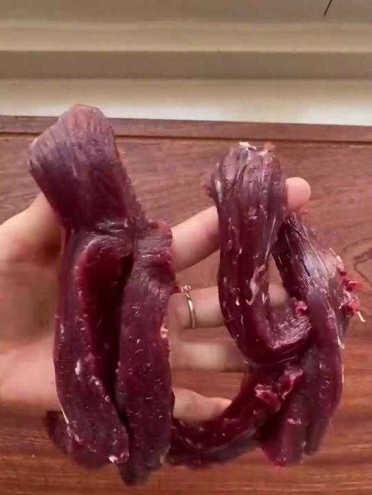 内蒙家庭版风干牛肉干制作