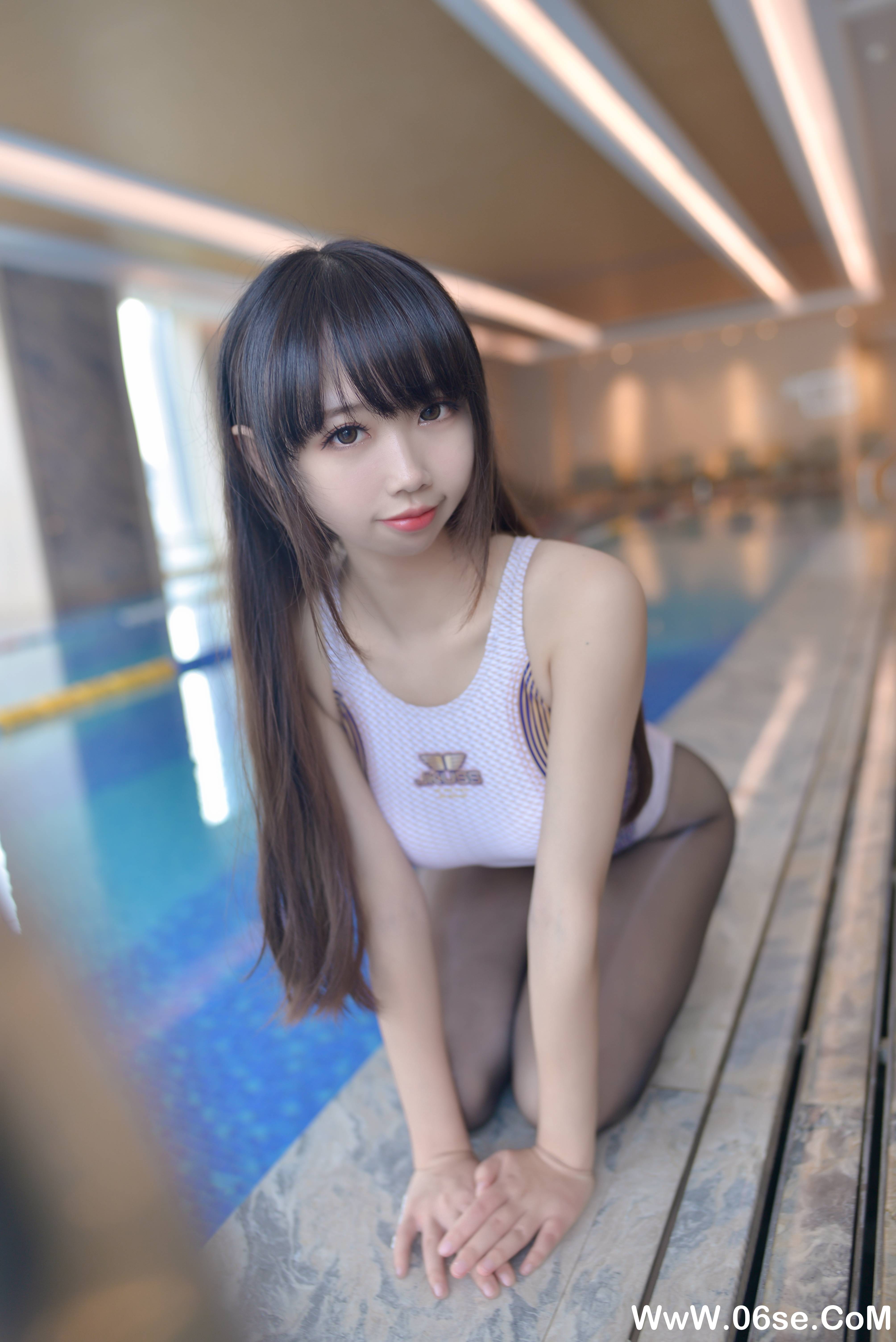 图片[64]-Cos小姐姐雪琪 NO.140 —竞技泳衣[141P1.13G]-黑丝-六色网
