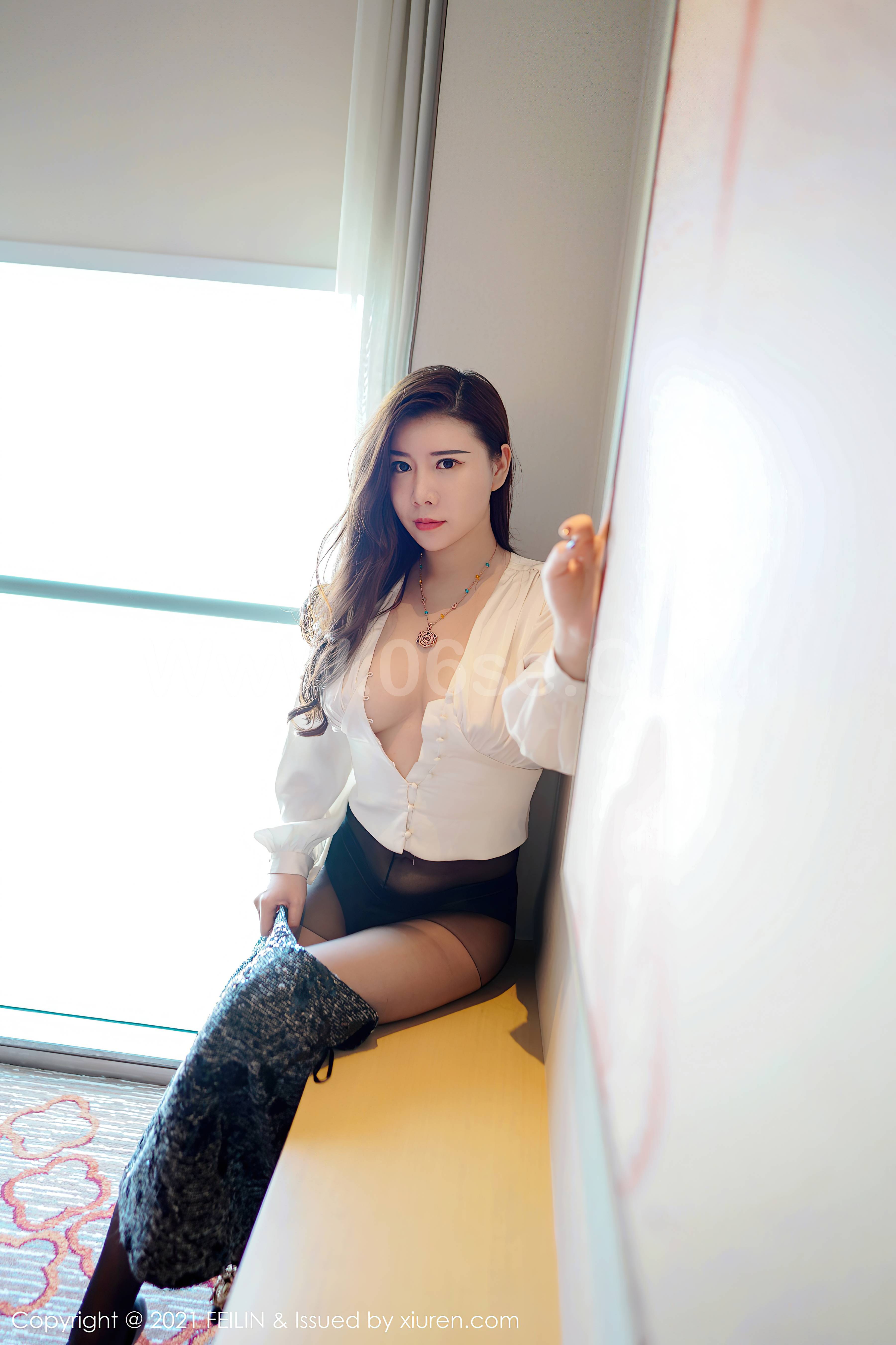 图片[22]-[FEILIN嗲囡囡] 2021.07.05 Vol.400 王婉悠Queen[51+1P527M]-六色网