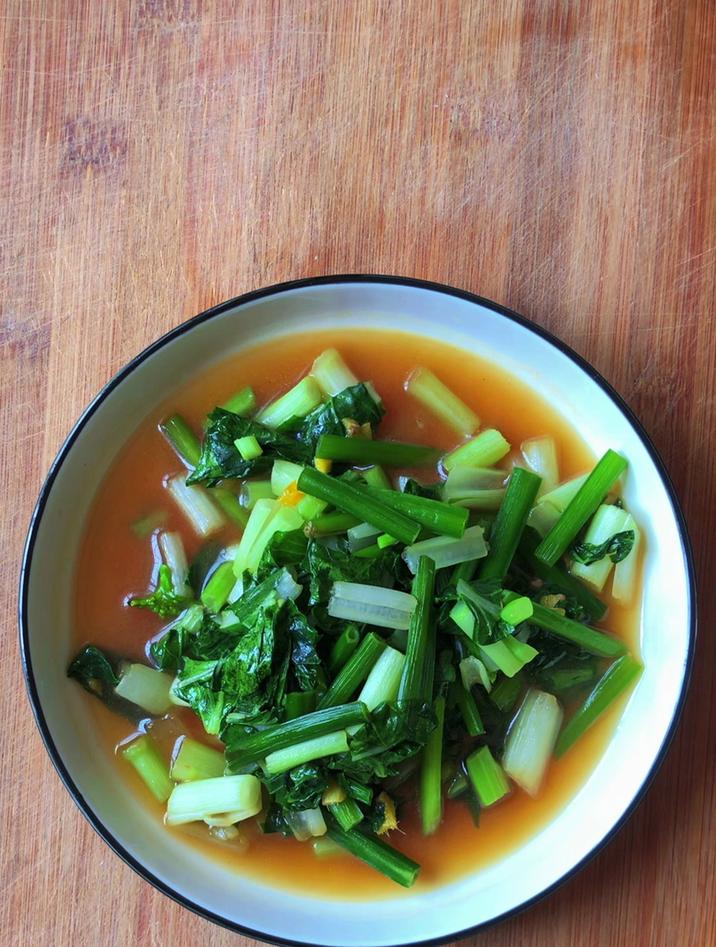 青菜怎么炒,分享一道青菜炒韭菜花