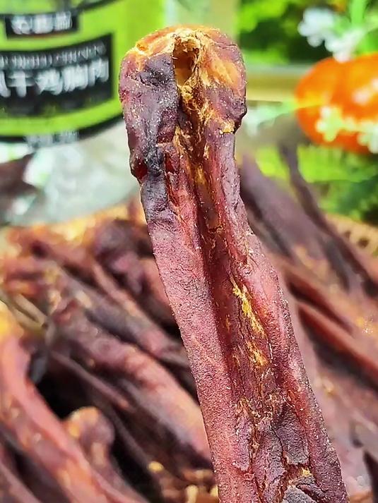 风干手撕鸡肉干低嚼劲美味!