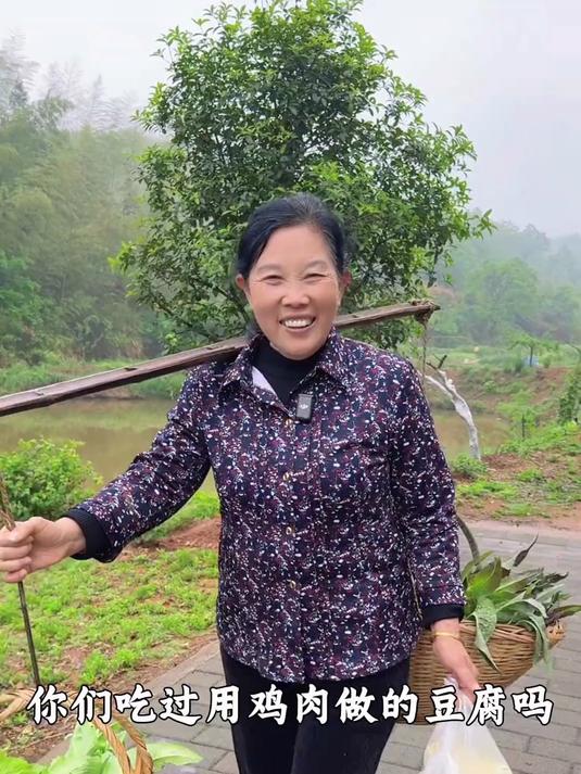 我姥今天用鸡肉做的豆腐,家人都被这神仙吃法迷糊了!