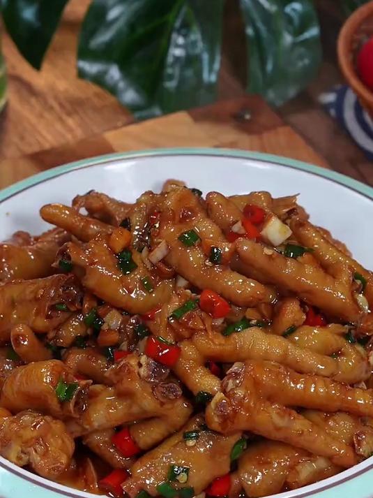 这样做一道香辣鸡爪,香辣过瘾