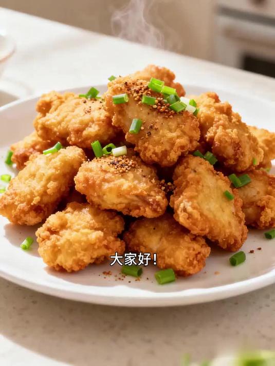 酥到掉渣!台湾盐酥鸡在家轻松复刻