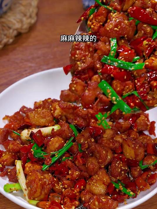 麻辣可口的干煸辣子鸡