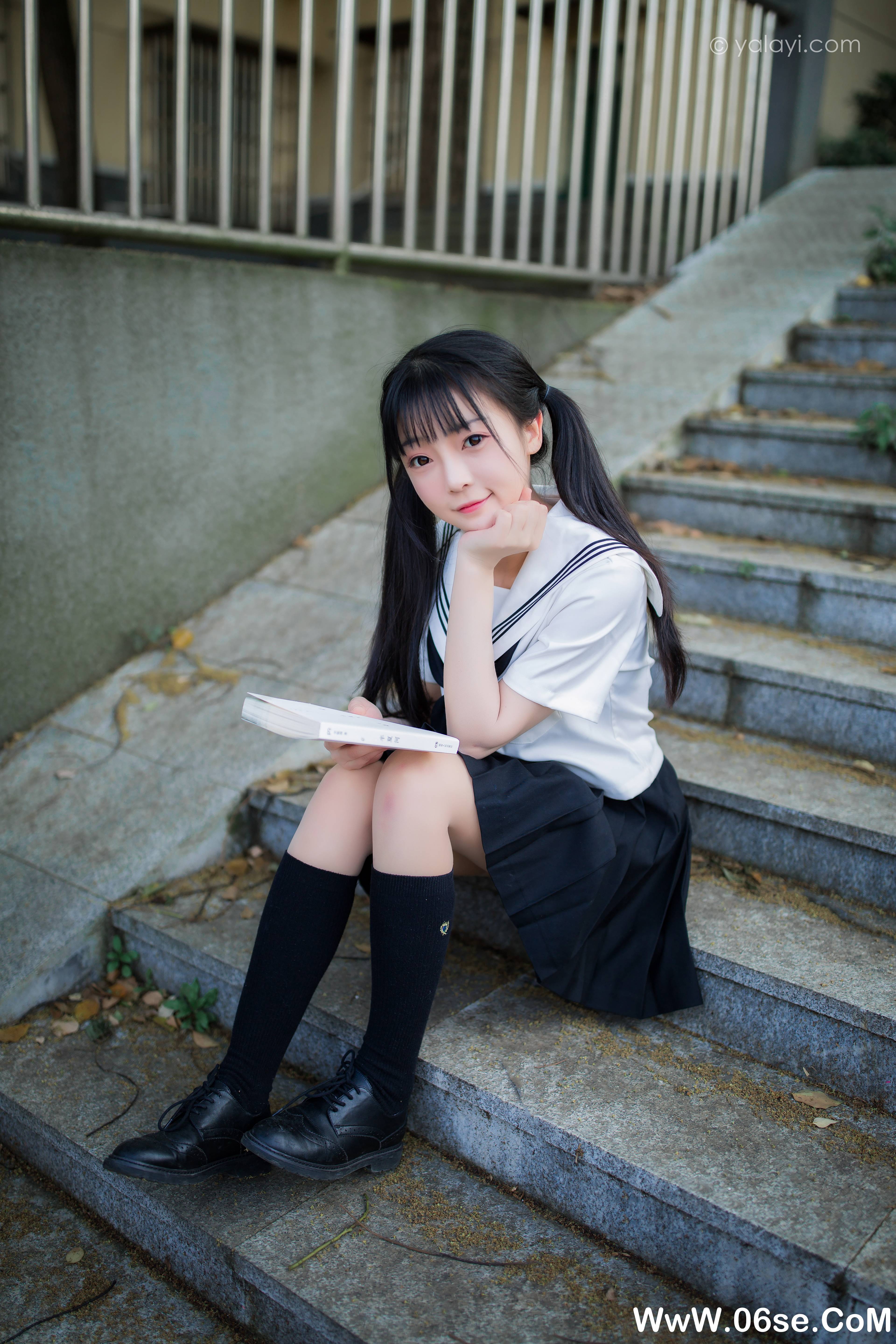 图片[9]-[YALAYI雅拉伊] 2020.07.20 NO.671 妙妙《放学一起走》[41P+1P360M]-六色网