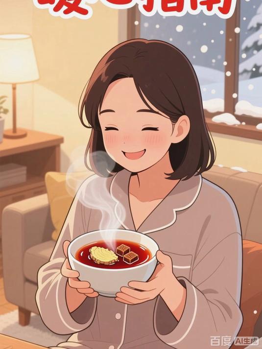 用红糖代替白糖煮姜汤，能温中散寒