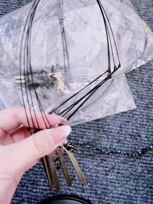 户外养殖鸡鸭钢丝套绊脚套 户外套绳排套 养殖专用钢丝收脚线