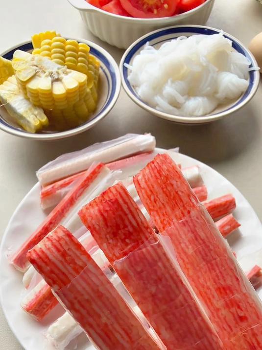 蟹肉滑蛋番茄煲酸爽开胃太过瘾啦