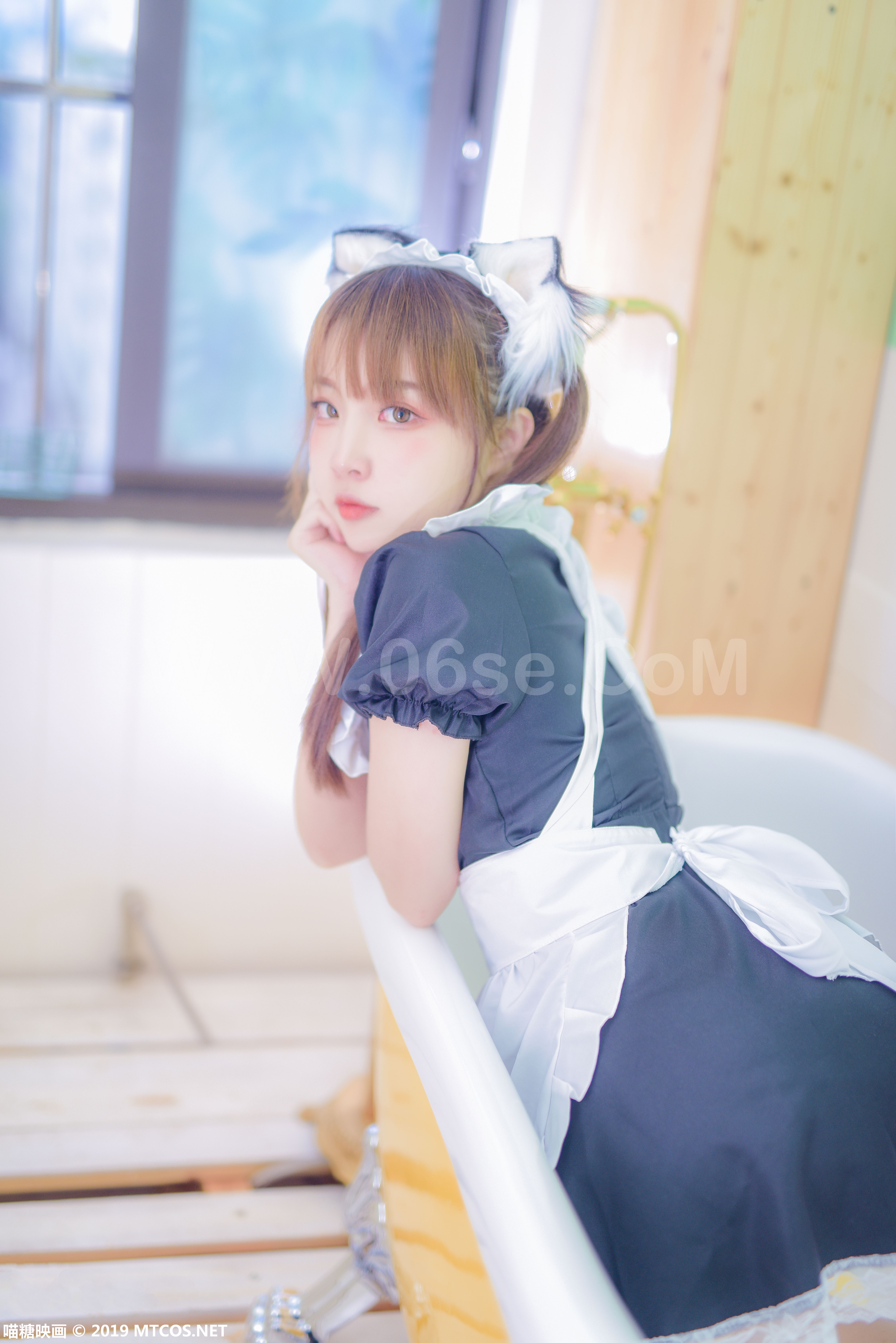 图片[38]-[MTCos] 喵糖映画 Vol.049 二佐Nisa 猫耳女仆-六色网