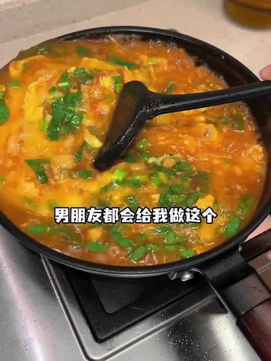 10分钟搞定!酸甜好喝的番茄鸡蛋疙瘩汤!