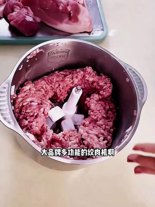 打肉馅超细腻的绞肉机,家里包饺子和面都能用!