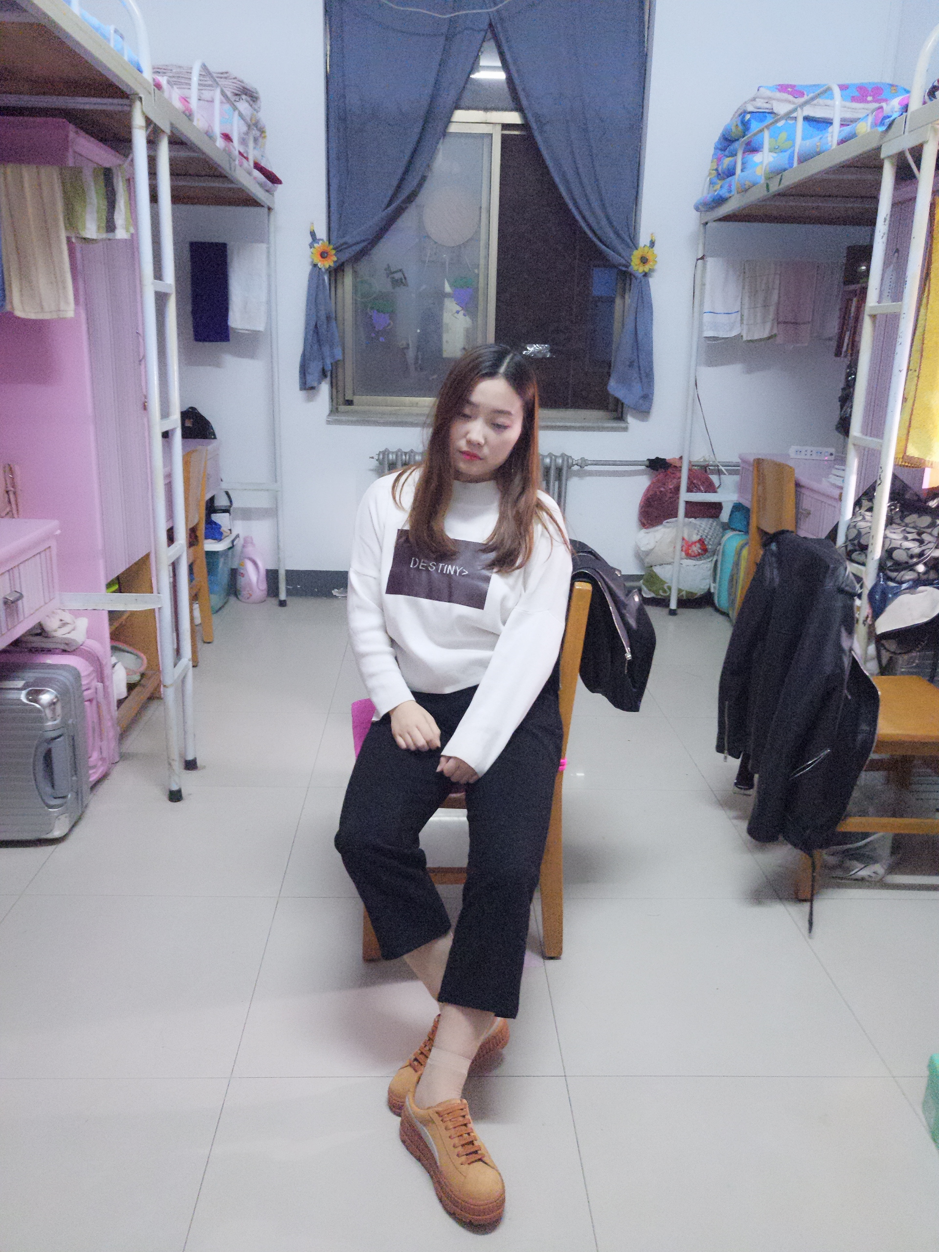 图片[25]-学妹校园寝室短丝系列002期 张梦想[104P201M]-六色网