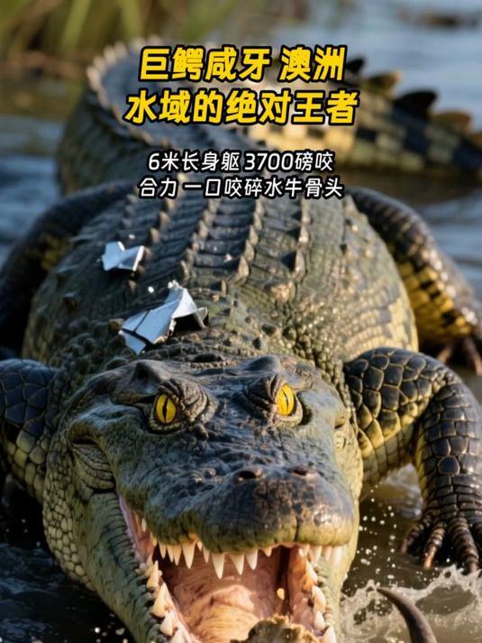 巨鳄咸牙 澳洲水域的绝对王者