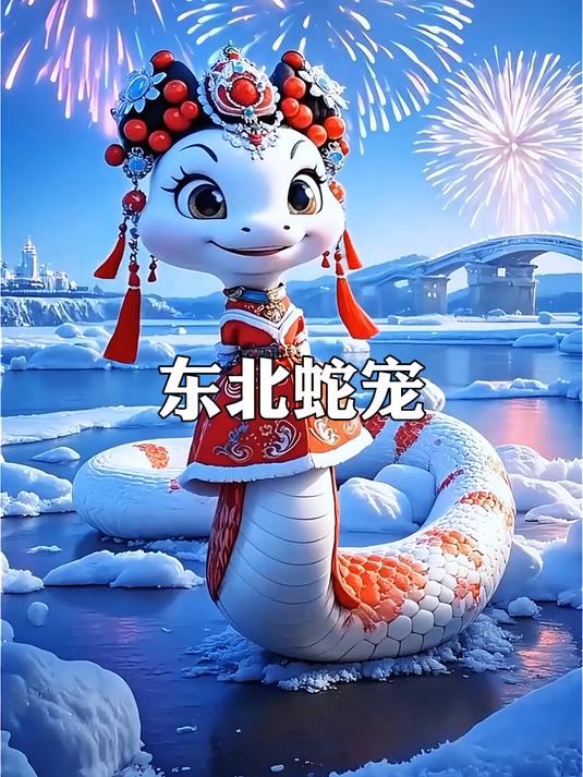 东北三省蛇年吉祥物,黑龙江蛇,吉林蛇,辽宁蛇,巳巳如意